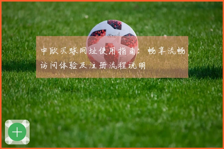 中欧买球网址使用指南：畅享流畅访问体验及注册流程说明